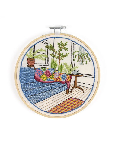 Kit broderie - Jardin d´hiver