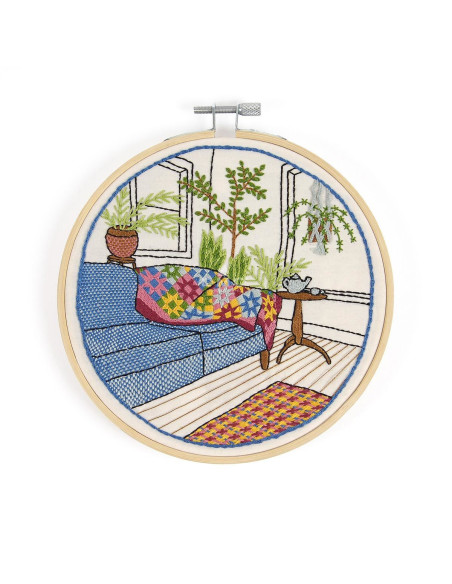 Kit broderie - Jardin d´hiver