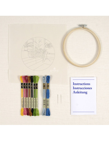 Kit broderie - Jardin d´hiver