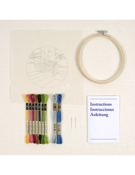 Kit broderie - Jardin d´hiver