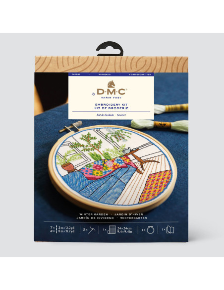 Kit broderie - Jardin d´hiver