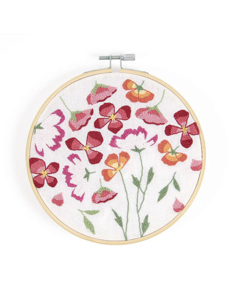Kit punch needle - Pavots printaniers
