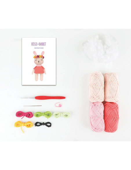 Kit amigurumi - Rosie le lapin