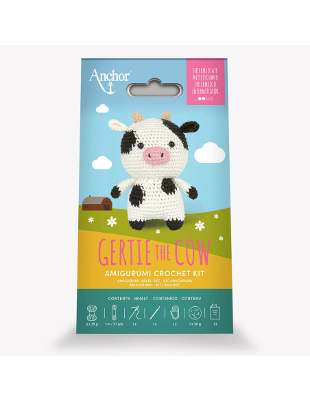 Kit amigurumi - Gertie la vache