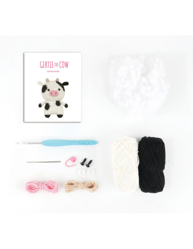 Kit amigurumi - Gertie la vache