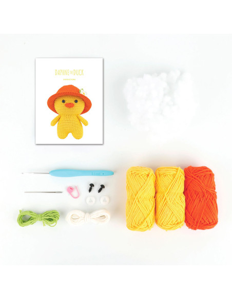 Kit amigurumi - Daphné le canard