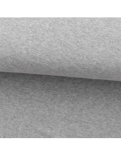 Tissu jersey fin chiné - Gris