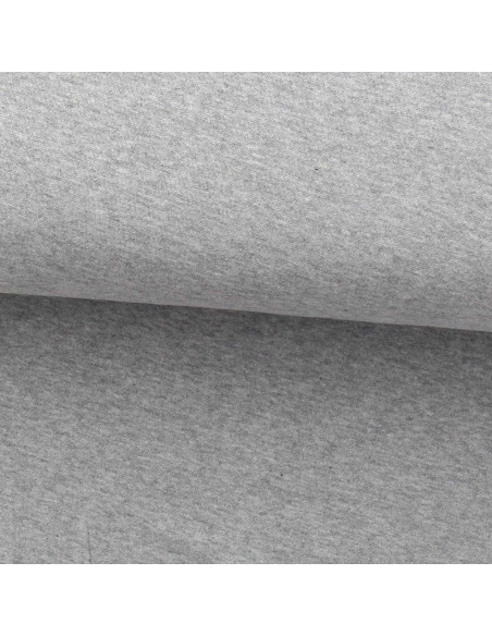 Tissu jersey fin chiné - Gris