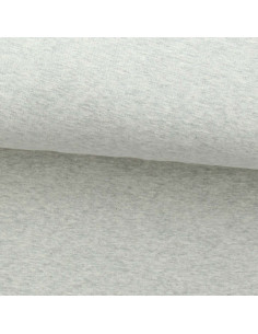 Tissu jersey fin chiné - Écru