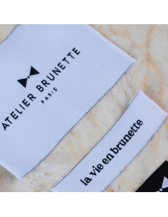 Lot de 5 étiquettes tissées à coudre - Pêle-mêle 2