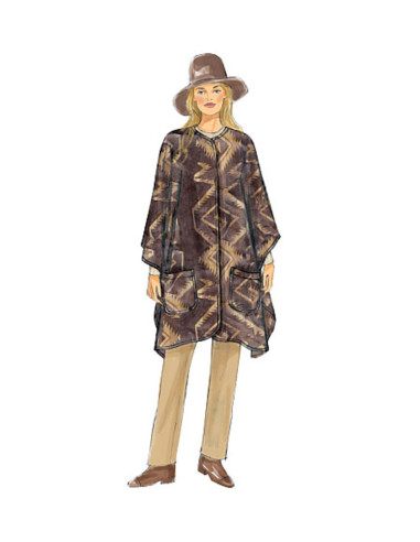 Patron de veste, manteau et vêtement enveloppant - Butterick 6250