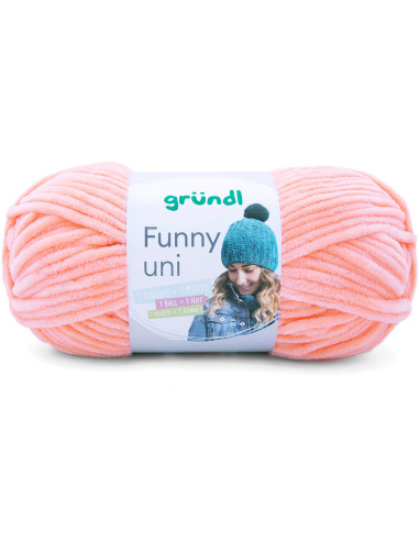 Fil chenille Funny uni Gründl