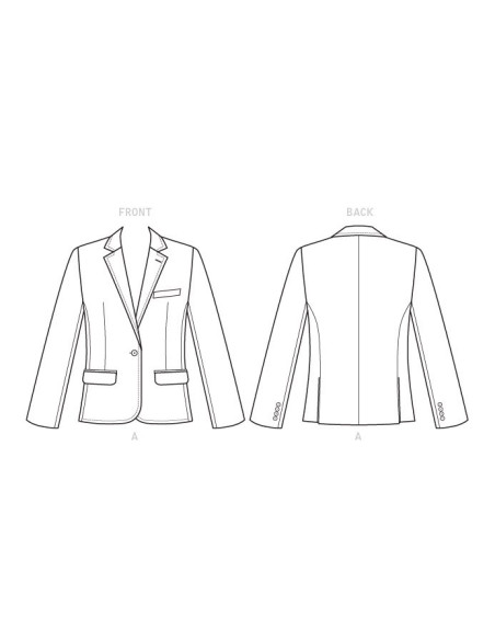 Patron de veste unisexe - McCall's 7818