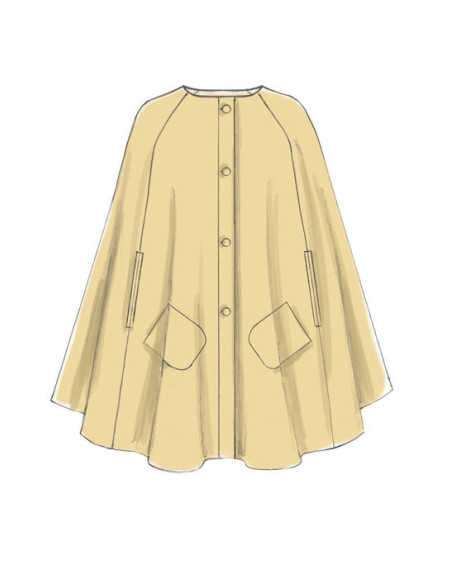 Patron de capes et ceinture - McCall's 7477
