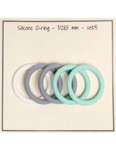 Anneaux en silicone pour attache-tétine 2