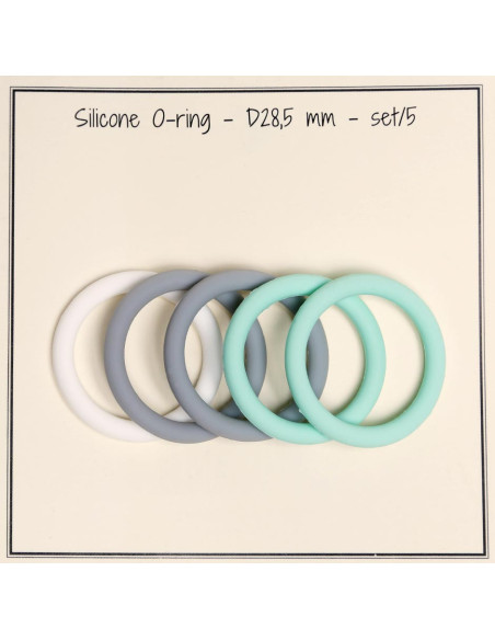 Anneaux en silicone pour attache-tétine