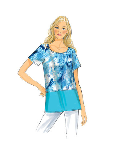 Patron de haut - Butterick 6214