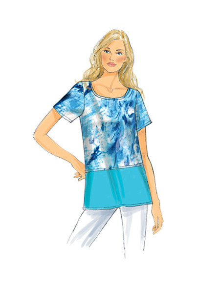 Patron de haut - Butterick 6214