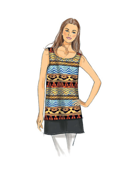 Patron de haut - Butterick 6214