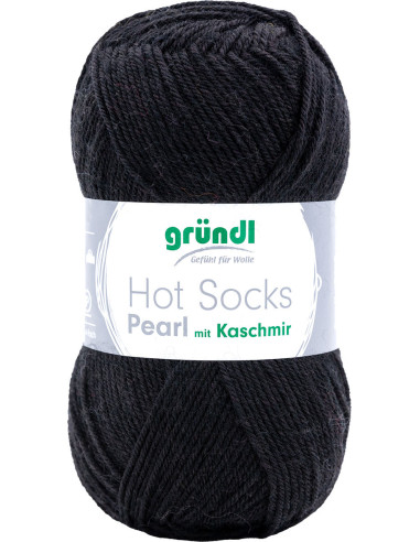 Laine à chaussettes Hot Socks Pearl uni Gründl