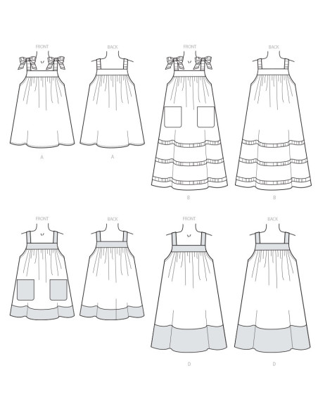 Patron de robes - McCall's 7768