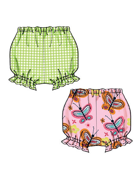 Patron de haut, robes, barboteuse et culotte - McCall's 6944