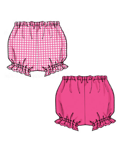 Patron de haut, robes, barboteuse et culotte - McCall's 6944