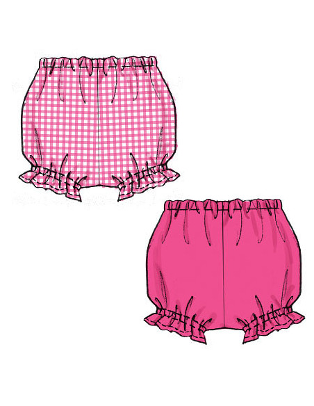 Patron de haut, robes, barboteuse et culotte - McCall's 6944