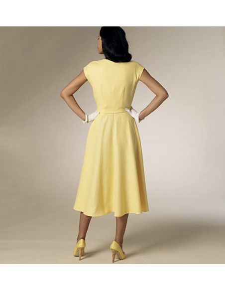Patron de robe et ceinture - Butterick 6211
