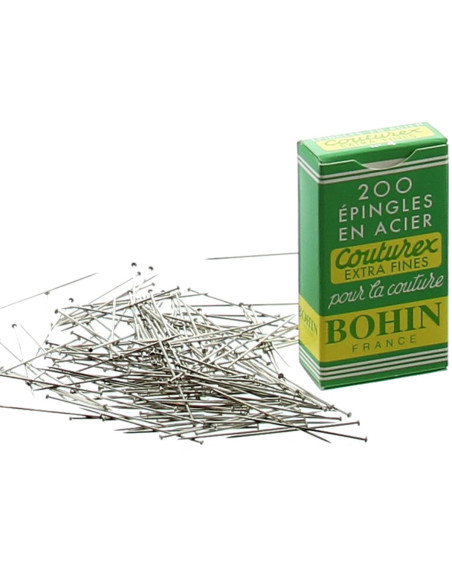 Boite de 200 épingles extra-fines Bohin