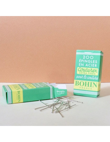 Boite de 200 épingles extra-fines Bohin