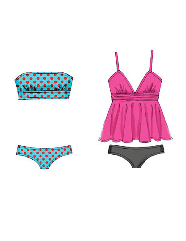 Patron de maillots de bain - McCall's 7168