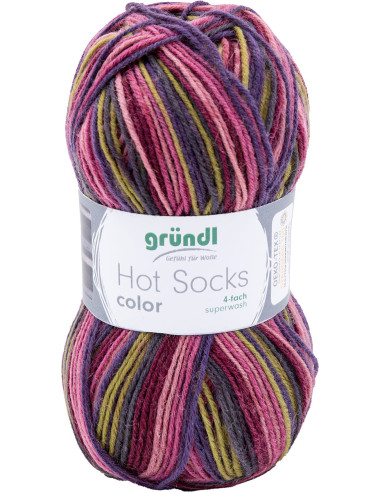 Laine à chaussettes Hot Socks color Gründl