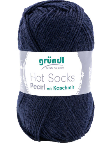 Laine à chaussettes Hot Socks Pearl uni Gründl