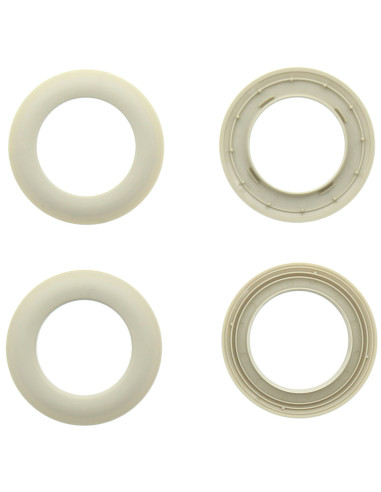 Lot 8 oeillets rideaux Ø44 mm - Mats - Pierre