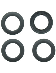 Lot 8 oeillets rideaux Ø44 mm - Mats - Gris 2