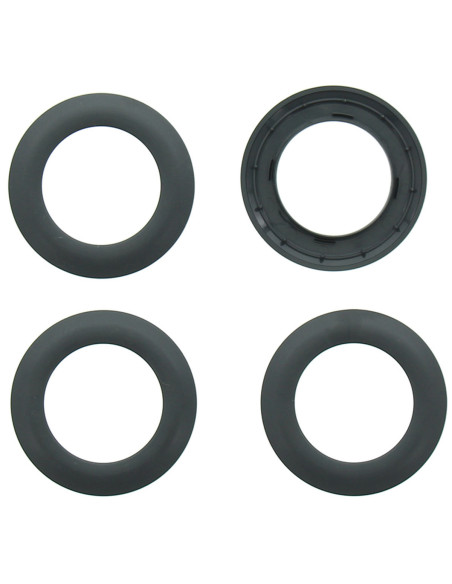 Lot 8 oeillets rideaux Ø44 mm - Mats - Gris