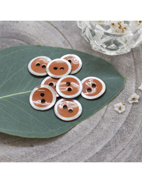 Bouton Halo - Chestnut