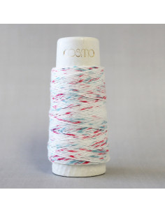 Fil sashiko moucheté hidamari Lecien Cosmo 30 m 2