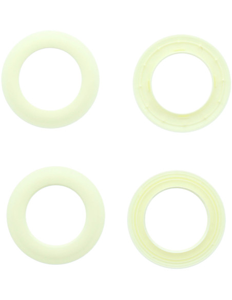 Lot 8 oeillets rideaux Ø44 mm - Mats - Crème