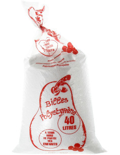 Billes de polystyrène blanc 40 litres Arthur