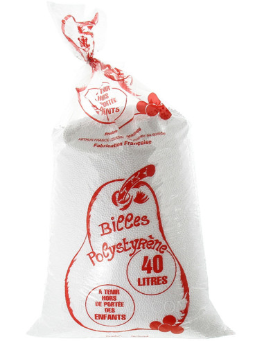 Billes de polystyrène blanc 40 litres Arthur