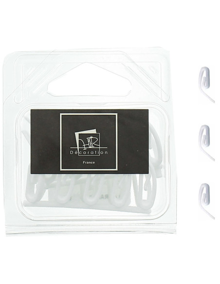 Boite de 20 agrafes escargot plastique