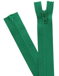 Fermeture éclair séparable synthétique - Vert émeraude