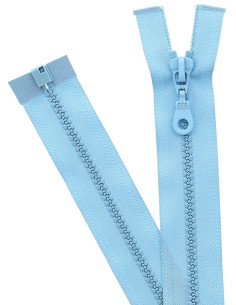 Fermeture éclair séparable synthétique - Bleu layette