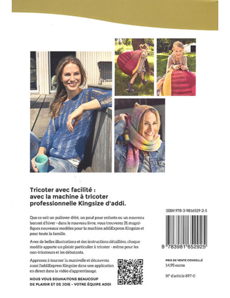 Livre tourner la manivelle pour Addi-Express Kingsize