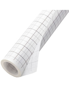 Rouleau de papier de soie quadrillé pour patrons - 80 cm x 15 mètres