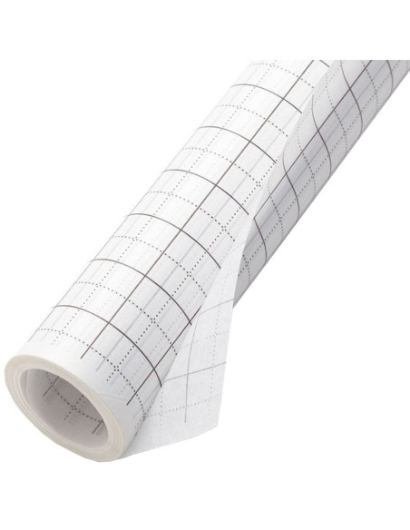 Rouleau de papier de soie quadrillé pour patrons - 80 cm x 15 mètres