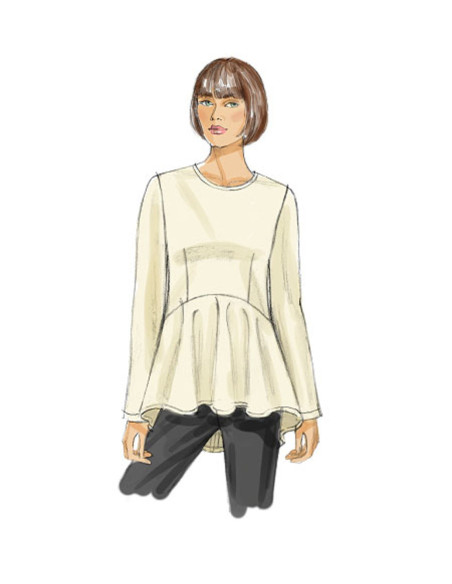 Patron de haut - Vogue 8815