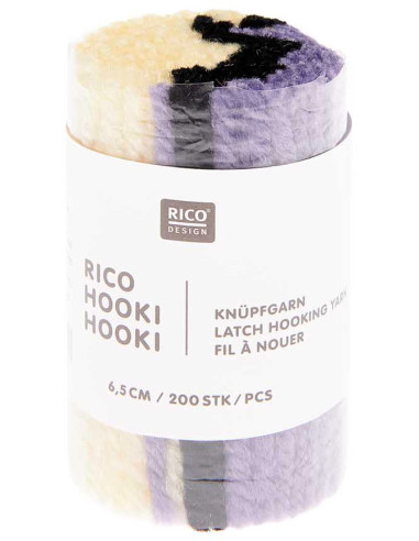 Fil à nouer 6,5 cm marbré Rico Hooki Hooki